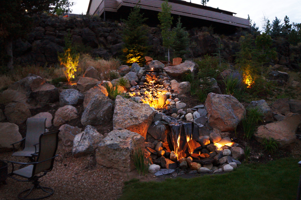 Unique Lighting Systems stair fixtures installed at NW Bend property — Bend, OR