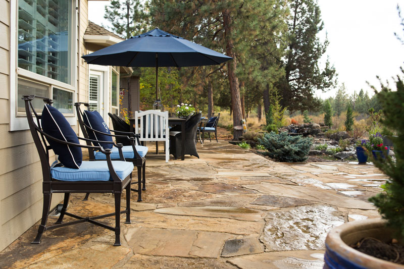 Awbrey Glenn Flagstone Walkway Before