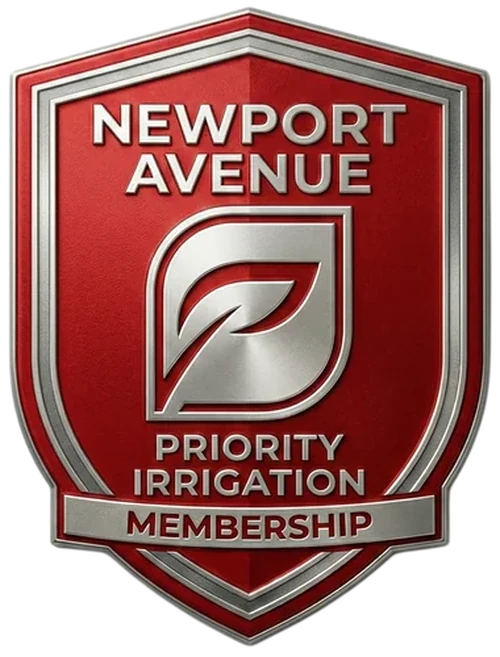 Newport Avenue Priority Irrigation Membership Badge
